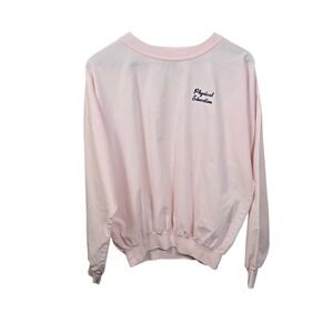 Vintage 80s Soffe Shirts Sweatshirt Adult Large Pink Good Physical Education USA